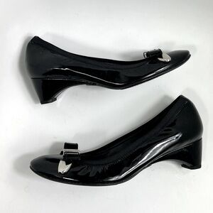 Stuart Weitzman Patent Leather Wedge Shoes